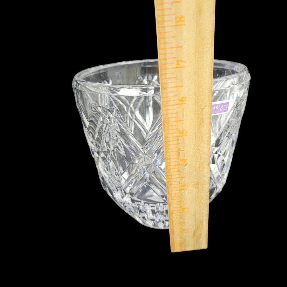 Waterford Crystal Ice Bucket Lacey NO BOX Hand Blown Criss‎ Cross Design Wedding